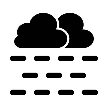 Kişisel ve ticari kullanım için sis vektörü kabartma simgesi