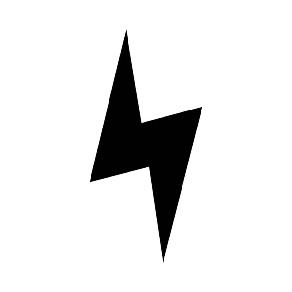 Lightning Button Vector Glyph Ikoon Voor Persoonlijk Commercieel Gebruik — Stockvector