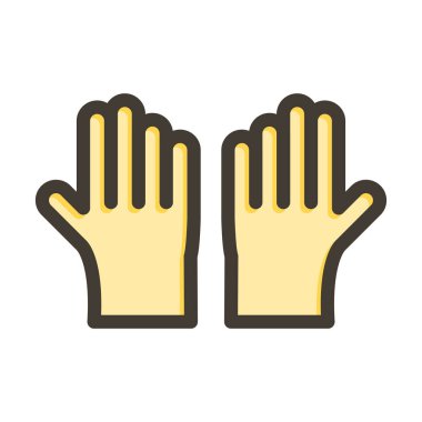 Temizlik Eldivenleri Kalın Çizgisi Kişisel ve Ticari Kullanım İçin Renklerle Dolu