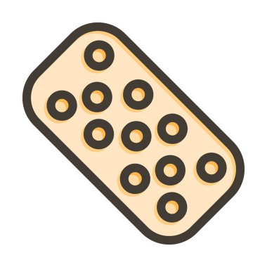 Sünger Kalın Çizgisi Kişisel ve Ticari Kullanım İçin Renklerle Dolu