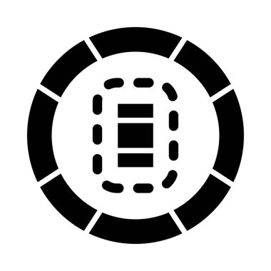 Kişisel ve ticari kullanım için Kriket Sahası Vektör Sembolü