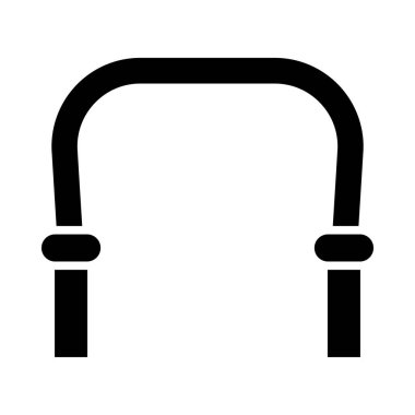 Kişisel ve Ticari Kullanım için Atlama İpi Vektörü Kabartma Simgesi