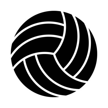 Kişisel ve ticari kullanım için Voleybol Vektörü Kabartma Simgesi