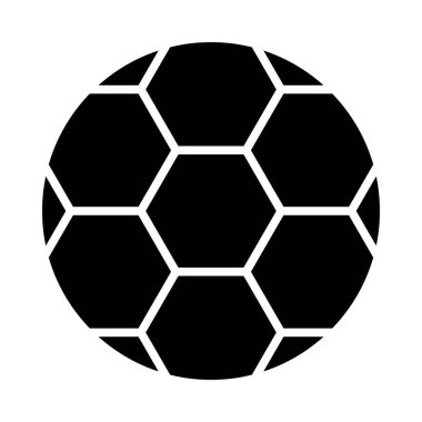 Kişisel ve ticari kullanım için Futbol Vektörü Glyph Simgesi