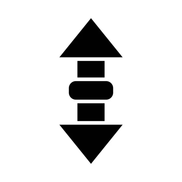 Vector Glyph Icono Para Uso Personal Comercial — Vector de stock