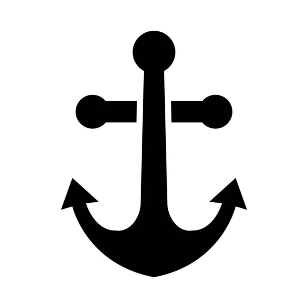 Anchor Vector Glyph Icon Für Den Persönlichen Und Kommerziellen Gebrauch — Stockvektor