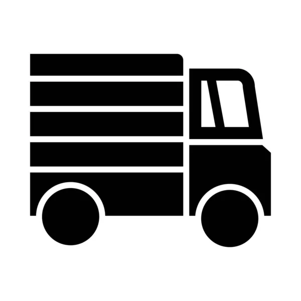 Toy Truck Vector Glyph Ikona Użytku Osobistego Handlowego — Wektor stockowy