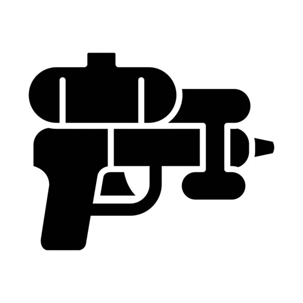 Icône Vectorielle Glyphe Pistolet Eau Pour Usage Personnel Commercial — Image vectorielle