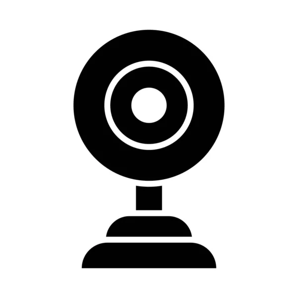 Icône Vectorielle Glyphe Webcam Pour Usage Personnel Commercial — Image vectorielle