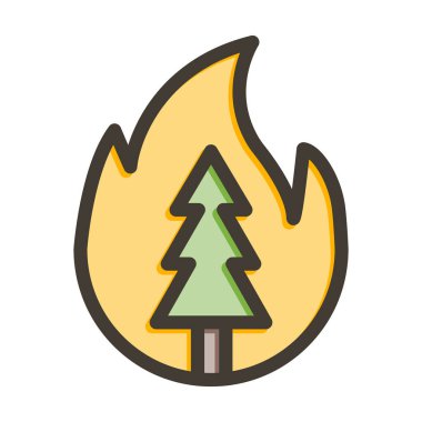 Wildfire Kalın Çizgisi Kişisel ve Ticari Kullanım İçin Renkleri Doldurdu