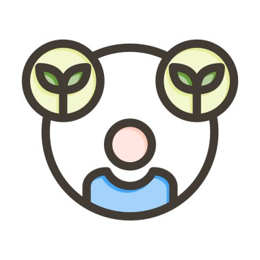 Orman Yönetimi Kalın Çizgisi Kişisel ve Ticari Kullanım İçin Renklerle Dolu