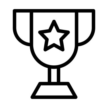 Kişisel ve ticari kullanım için Zafer Vektörü Kalın Çizgi Simgesi