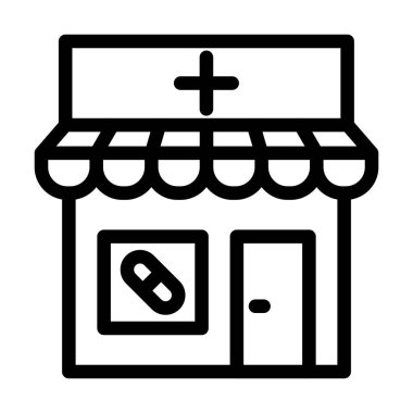 Kişisel ve ticari kullanım için Sokak Gıda Vektörü Kalın Hat Simgesi