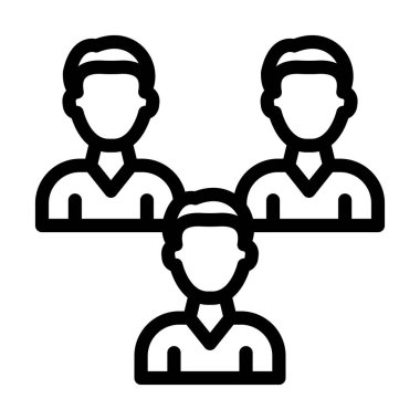 Kişisel ve ticari kullanım için Gençlik Vektörü Kalın Çizgi Simgesi