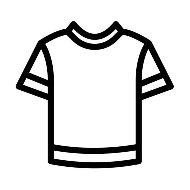 Personel Boynu Kalın Çizgi Simgesi Kişisel ve Ticari Kullanım