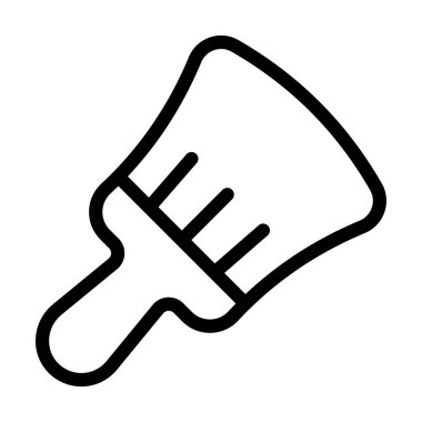 Kişisel ve ticari kullanım için Boya Fırçası Kalın Çizgi Simgesi