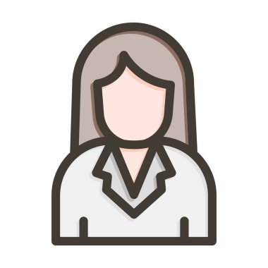 Bilimadamı Kalın Çizgi Kişisel ve Ticari Kullanım İçin Renkleri Doldurdu