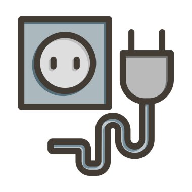 Fiş Kalın Çizgisi Kişisel ve Ticari Kullanım İçin Renklerle Dolu