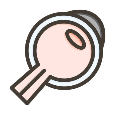 Göz Kalın Çizgisi Kişisel ve Ticari Kullanım İçin Renklerle Dolu