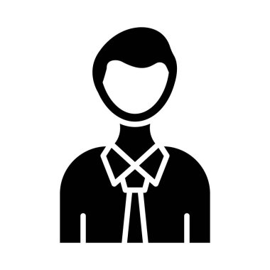 Kişisel ve Ticari Kullanım İçin Müşteri Vektörü Glyph Simgesi