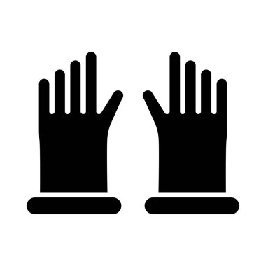 Kişisel ve Ticari Kullanım İçin Eldiven Vektörü Kabartma Simgesi