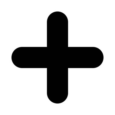 Artı Kişisel ve Ticari Kullanım için İmza Vektörü Sembolü