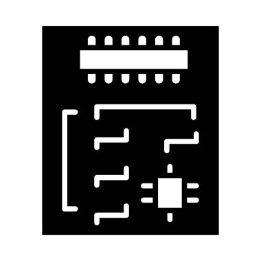 Kişisel ve Ticari Kullanım İçin Ana Kart Vektör Kabartma Simgesi