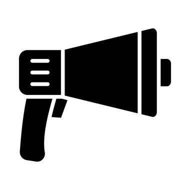 Kişisel ve Ticari Kullanım İçin Yüksek Sesli Sözcü Vektör Sembolü