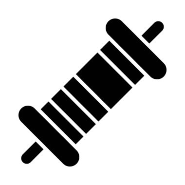 Kişisel ve Ticari Kullanım İçin Direniş Vektörü Glyph Simgesi