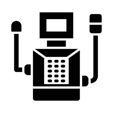 Kişisel ve Ticari Kullanım İçin Ventilatör Vektör Glyph Simgesi