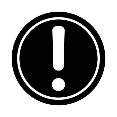 Kişisel ve ticari kullanım için Tehlike Vektörü Glyph Simgesi