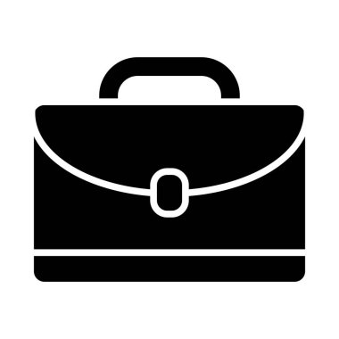 Kişisel ve Ticari Kullanım İçin Portföy Vektörü Glyph Simgesi