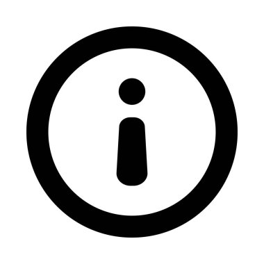 Kişisel ve Ticari Kullanım İçin Bilgi Vektörü Kabartma Simgesi