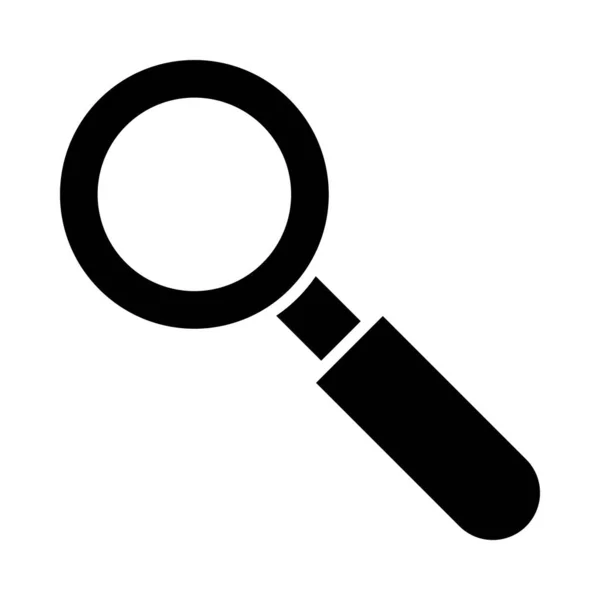 Lupe Vector Glyph Icon Für Den Persönlichen Und Kommerziellen Gebrauch — Stockvektor