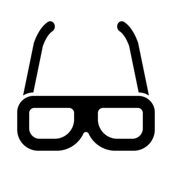 Brillen Vector Glyph Icon Für Den Persönlichen Und Kommerziellen Gebrauch — Stockvektor
