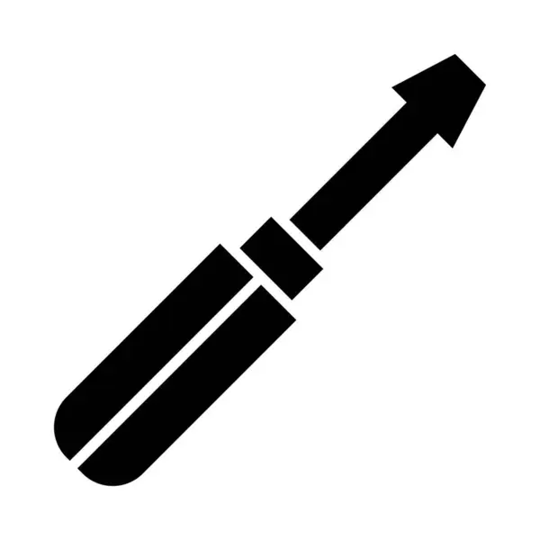 Screwdriver Vector Glyph Icon Para Uso Personal Comercial — Vector de stock
