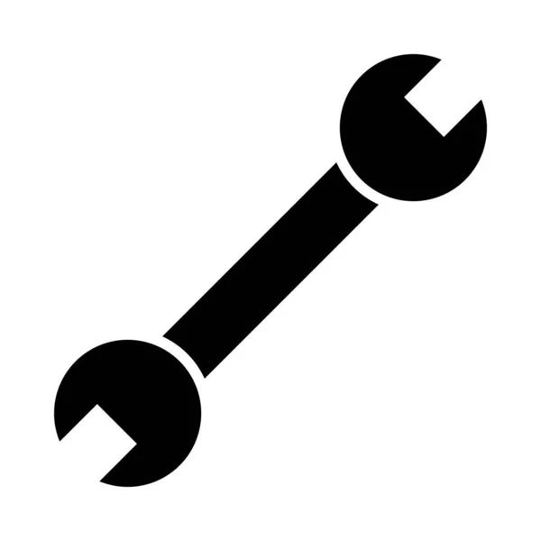 Klíč Vektor Glyph Ikona Pro Osobní Komerční Použití — Stockový vektor
