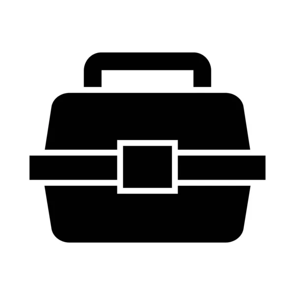 Werkzeugkasten Vector Glyph Icon Für Den Persönlichen Und Kommerziellen Gebrauch — Stockvektor