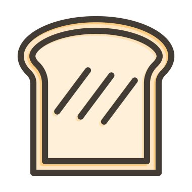 Ekmek Kalın Çizgisi Kişisel ve Ticari Kullanım İçin Renklerle Dolu