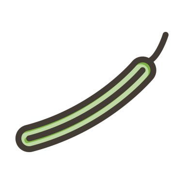 Davul Çubuğu Kalın Çizgisi Kişisel ve Ticari Kullanım İçin Renklerle Dolu