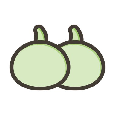 Kalın çizgi Kişisel ve ticari kullanım için renklerle doluydu