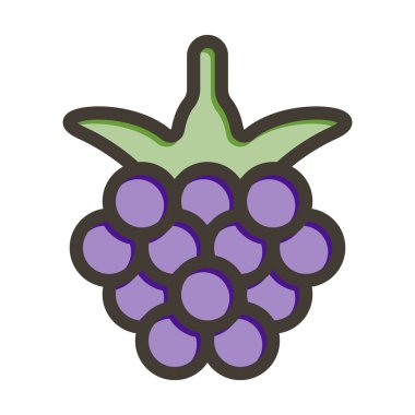 Blackberry Kalın Çizgisi Kişisel ve Ticari Kullanım İçin Renklerle Dolu