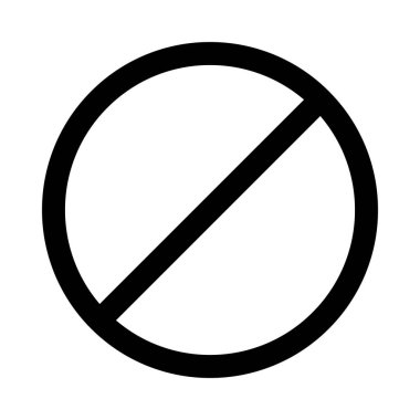 Kişisel ve Ticari Kullanım İçin Yasak İmza Vektörü Sembolü