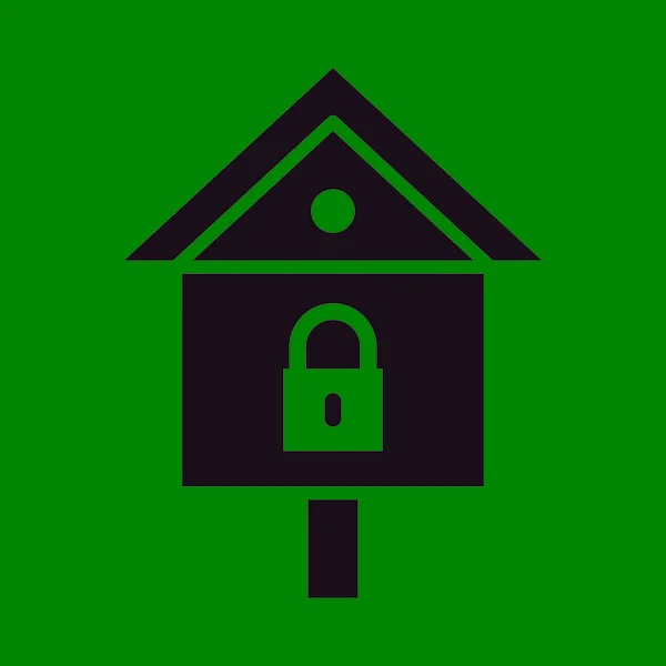 Eviction Vector Glyph Icon Pentru Personal Comercial — Vector de stoc
