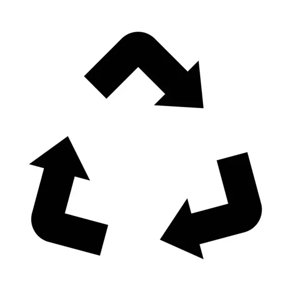 Recycle Vector Glyph Icon Für Den Persönlichen Und Kommerziellen Gebrauch — Stockvektor