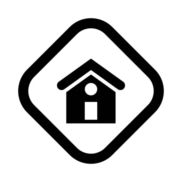 Ícone Glyph Vetor Residência Para Uso Pessoal Comercial —  Vetores de Stock