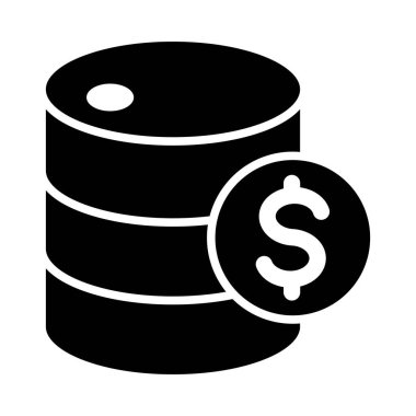 Kişisel ve ticari kullanım için Yağ Fiyat Vektörü Kabartma Simgesi