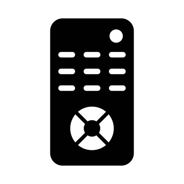 Icône Vectorielle Glyphe Télécommande Pour Usage Personnel Commercial — Image vectorielle