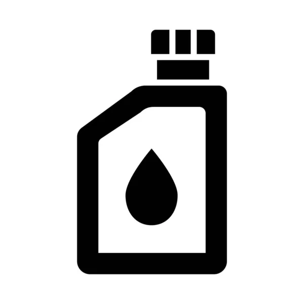 Oil Vector Glyph Icon Für Den Persönlichen Und Kommerziellen Gebrauch — Stockvektor