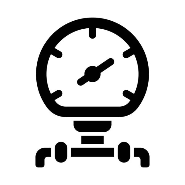Gas Vector Glyph Icon Για Προσωπική Και Εμπορική Χρήση — Διανυσματικό Αρχείο